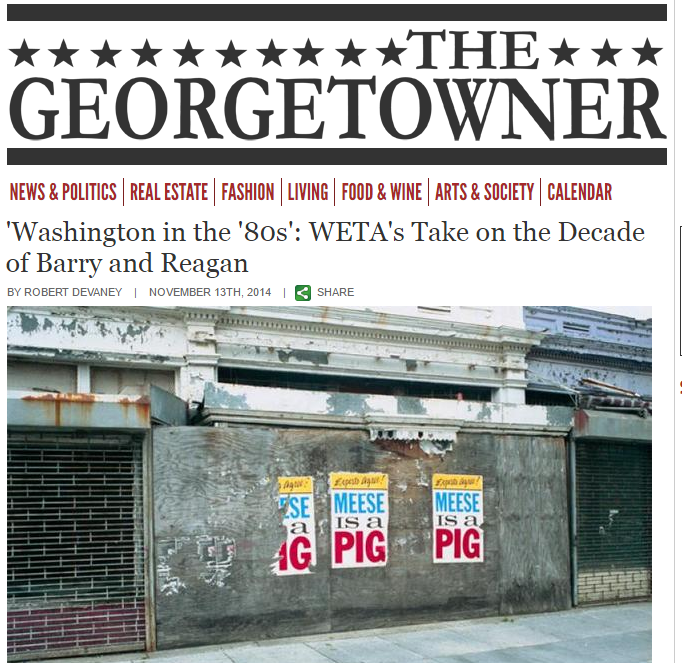 WETA's Washington in the 80s - The Georgetowner