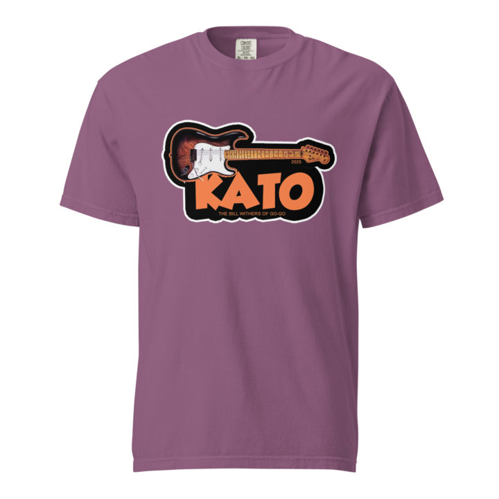 Kato Guitar 2025 – The Bill Withers of Go-Go | Heavyweight T-shirt - Image 13