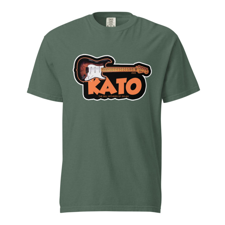 Kato Guitar 2025 – The Bill Withers of Go-Go | Heavyweight T-shirt - Image 9