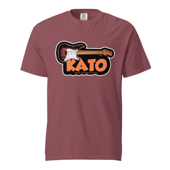 Kato Guitar 2025 – The Bill Withers of Go-Go | Heavyweight T-shirt - Image 5