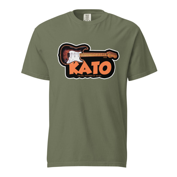 Kato Guitar 2025 – The Bill Withers of Go-Go | Heavyweight T-shirt - Image 25